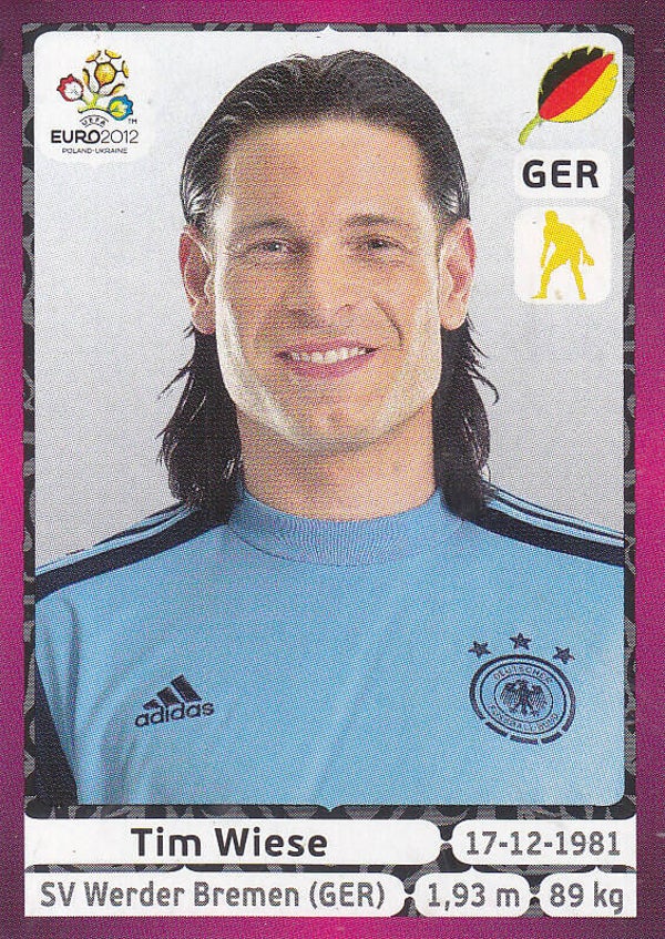 Tim Wiese / Deutschland / Panini EM 2012 / Basis Bild / Nr. 230