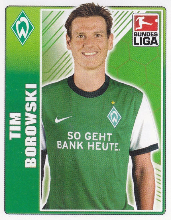 Tim Borowski / SV Werder Bremen / Topps Bundesliga 2009 / Basis Bild / Nr.55