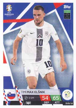 Timi Max Elsnik / Slowenien / Topps EM 2024 / Basis Karte / Nr. SVN 14