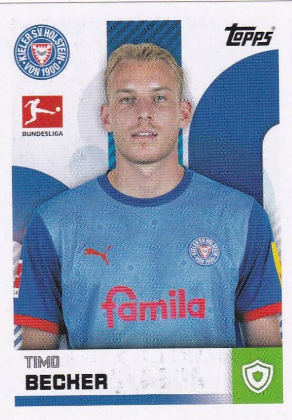 Timo Becker - Holstein Kiel - Topps Bundesliga 2024 - Basis Bild - Nr. 220
