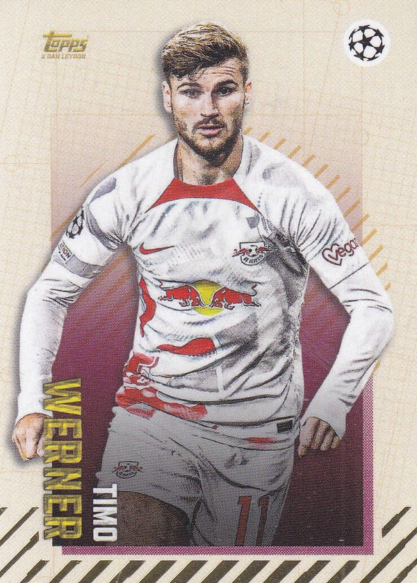 Timo Werner / RB Leipzig / Topps Gold 2022 / Current Karte / Nr.96