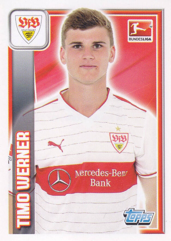 Timo Werner / VFB Stuttgart / Topps Bundesliga 2013 / Basis Bild / Nr.253