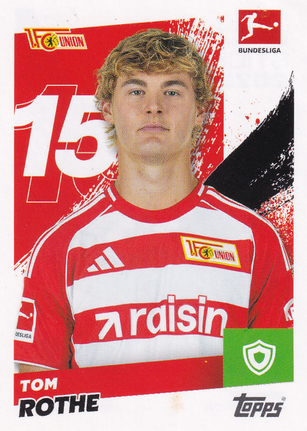 Tom Rothe - 1.FC Union Berlin - Topps Bundesliga 2025 - Basis Bild - Nr. 33