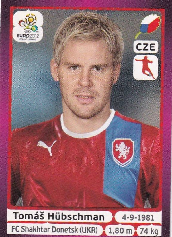 Tomas Hübschman - Tschechien - Panini EM 2012 - Basis Bild - Nr. 151
