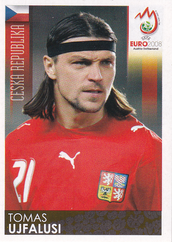 Tomas Ujfalusi - Tschechien - Panini EM 2008 - Basis Bild - Nr. 82