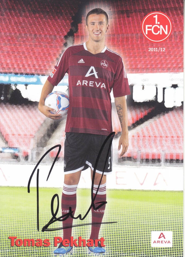 Tomas Pekhart - 1.FC Nürnberg - Autogrammkarte 2011