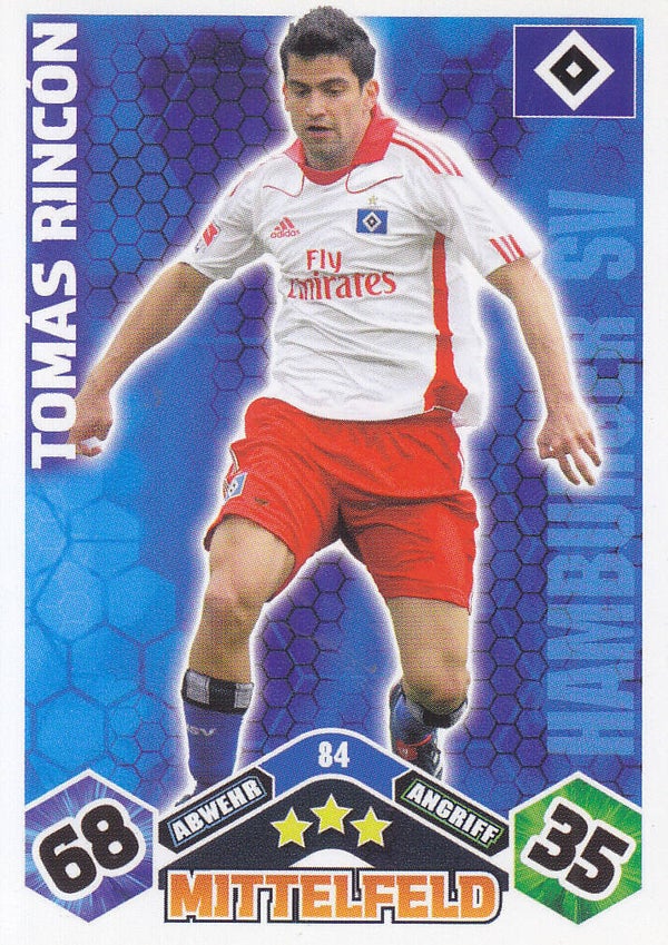 Tomas Rincon / Hamburger SV / Topps Match Attax 2010 / Basis Karte / Nr. 84