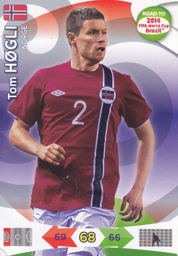 Tom Högli / Norwegen / Panini Road to 2014 Fifa World Cup Brazil / Basis Karte / Nr. 142