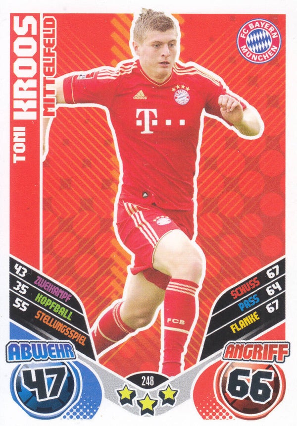 Toni Kroos - FC Bayern München - Topps Match Attax 2011 - Basis Karte - Nr. 248