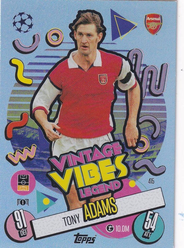 Tony Adams - Arsenal London - Topps Champions League 2024 - Vintage Vibes Legend - Nr. 415