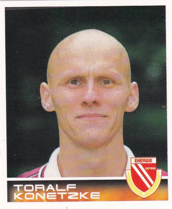 Toralf Konetzke - Energie Cottbus - Panini Bundesliga 2001 - Basis Bild - Nr. 104