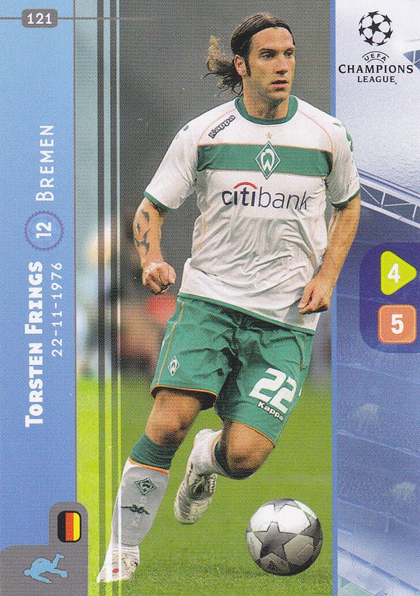 Torsten Frings / SV Werder Bremen / Panini Champions League 2008 / Basis Karte / Nr. 121