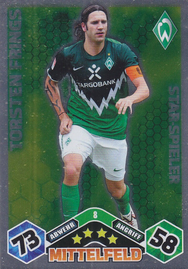 Torsten Frings / SV Werder Bremen / Topps Match Attax 2010 / Star-Spieler / Nr.8
