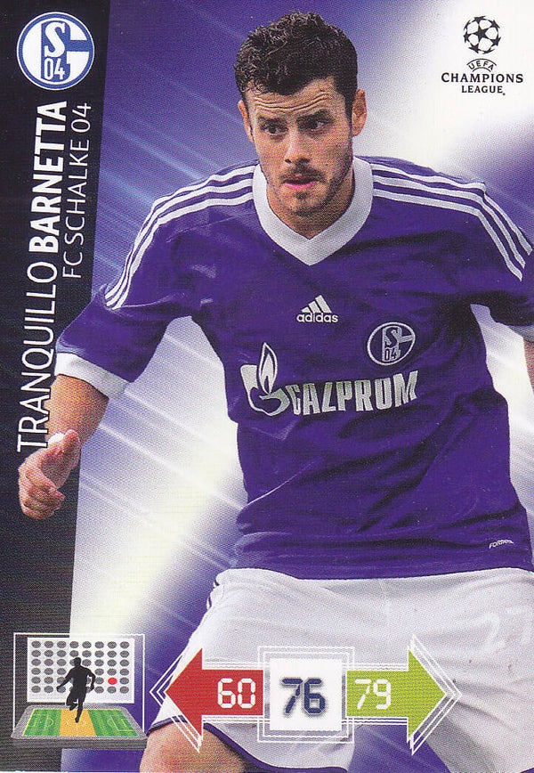 Tranquilo Barnetta - FC Schalke 04 - Panini Champions League 2012 - Basis Karte - Nr. 240