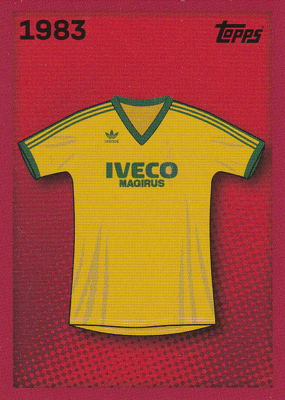 Trikot 1983 - Topps 125 Jahre FC Bayern München - Trikotbild - Nr. 66