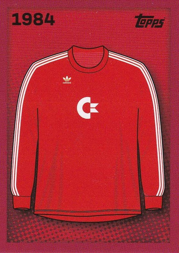 Trikot 1984 - Topps 125 Jahre FC Bayern München - Nr. 67