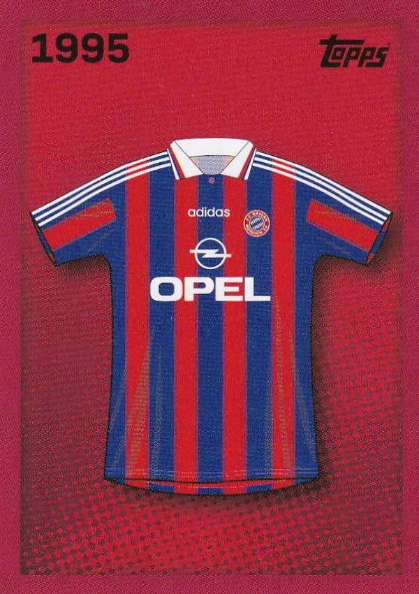 Trikot 1995 - Topps 125 Jahre FC Bayern München - Nr. 72