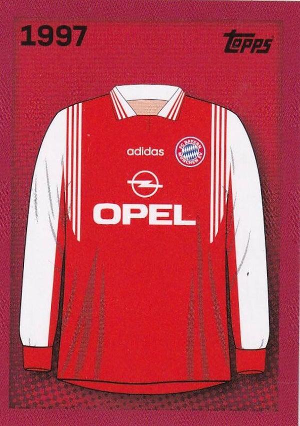 Trikot 1997 - Topps 125 Jahre FC Bayern München - Nr. 74