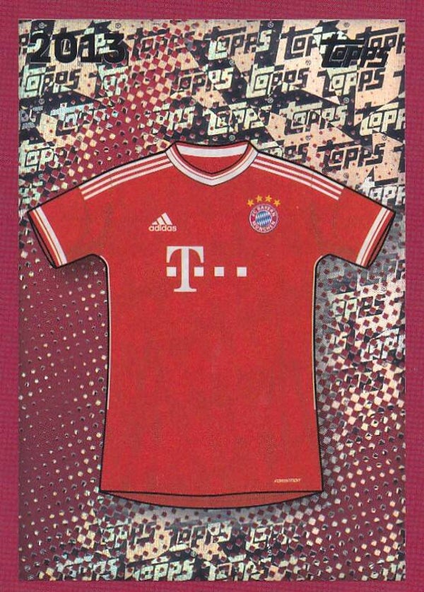Trikot 2013 - Topps 125 Jahre FC Bayern München - Glitzer - Nr. 77