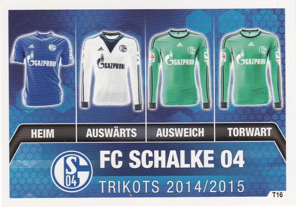 FC Schalke 04 - Topps Match Attax 2014 - Trikots Karte - Nr. T16