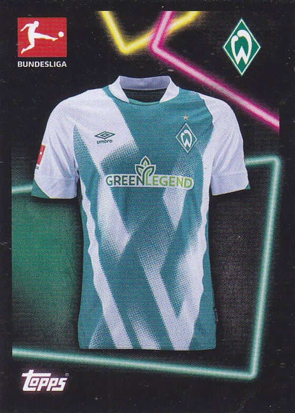 SV Werder Bremen / Topps Bundesliga 2022 / Heimtrikot / Nr.102
