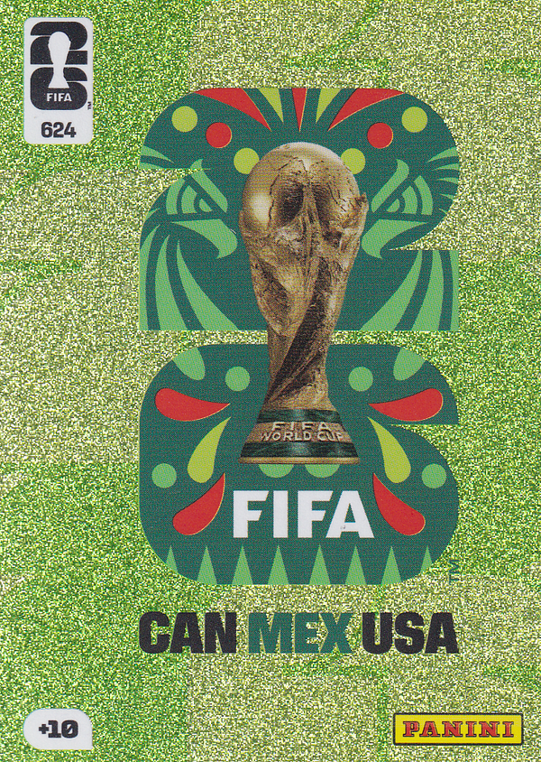 Trophy Green - Panini WM 2026 - Official Logo - Nr. 624g