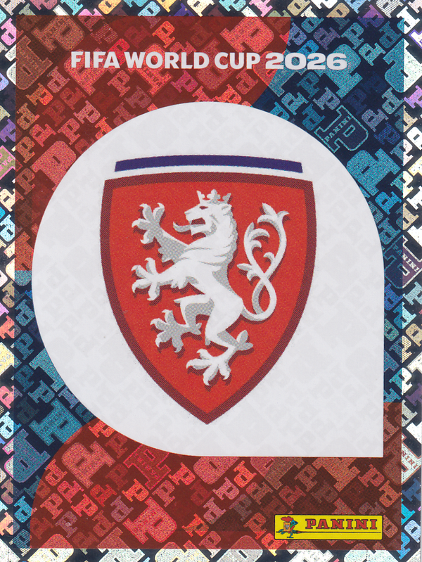 Tschechien - Panini WM 2026 - Vereinslogo - Glitzer - CZE1