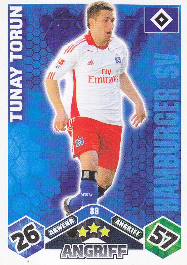 Tunay Torun / Hamburger SV / Topps Match Attax 2010 / Basis Karte / Nr. 89