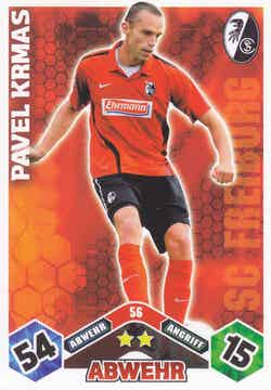 Pavel Krmas / SC Freiburg / Topps Match Attax 2010 / Basis Karte / Nr.56