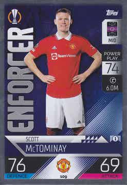Scott McTominay / Manchester United / Topps Champions League 2022 / Enforcer / Nr.109