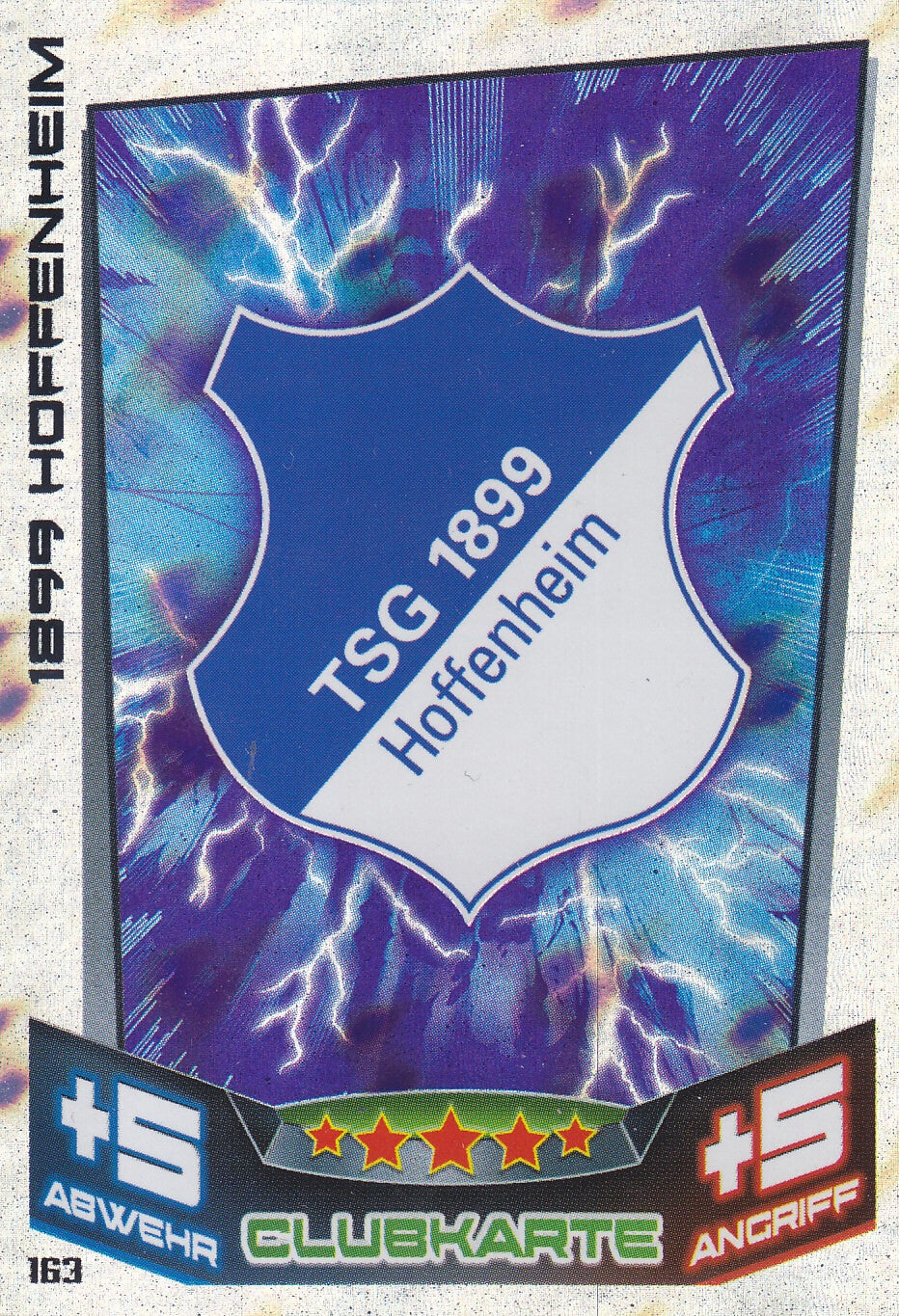 TSG Hoffenheim - Topps Match Attax 2013 - Vereinslogo Glitzer - Nr. 163