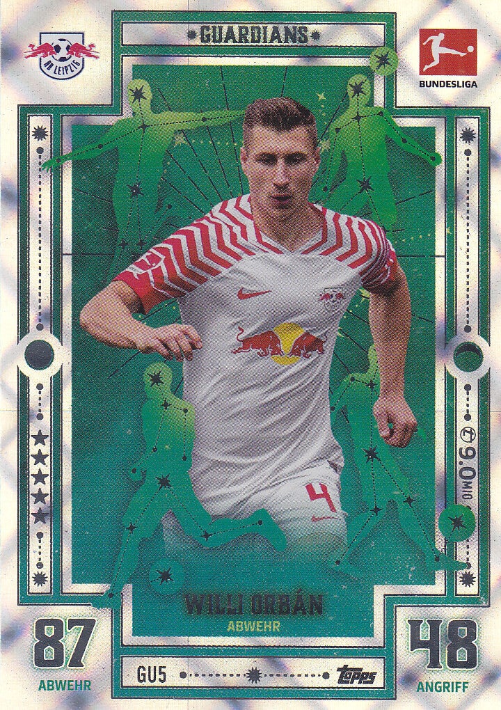 Willi Orban / RB Leipzig / Topps Match Attax 2023 / Guardians / Nr. GU5