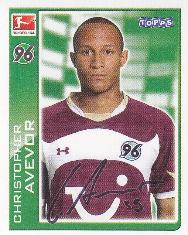 Christopher Avevor - Hannover 96 - Topps Bundesliga 2010 -Basis Bild - Nr.120