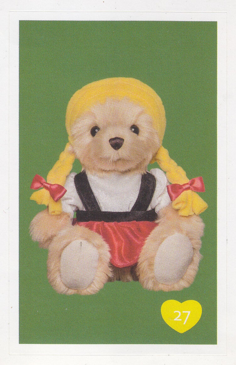 Teddybär mit Perücke