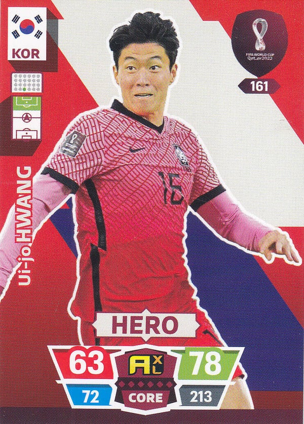 Ui-Jo Hwang / Süd Korea / Panini WM 2022 / Hero / Nr. 161