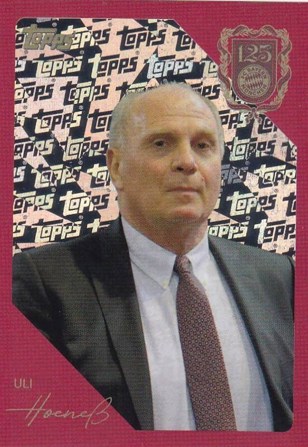 Uli Hoeneß - Topps 125 Jahre FC Bayern München - Nr. 124