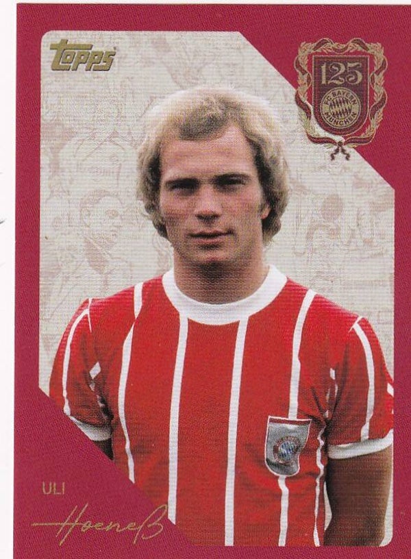 Uli Hoeneß - Topps 125 Jahre FC Bayern München - Nr. 97
