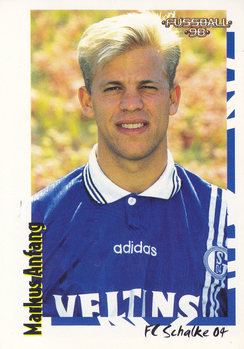 Markus Anfang - FC Schalke 04 - Panini Bundesliga 1998 - Basis Bild - Nr. 321