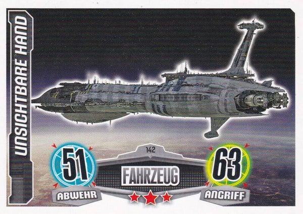 Unsichtbare Hand - Topps Star Wars Force Attax 2012 - Fahrzeug - Separatist - Nr. FAMOV1 142