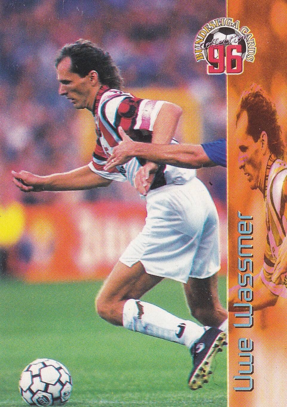 Uwe Wassmer / SC Freiburg / Panini Bundesliga 1996 / Basis Karte / Nr. 233