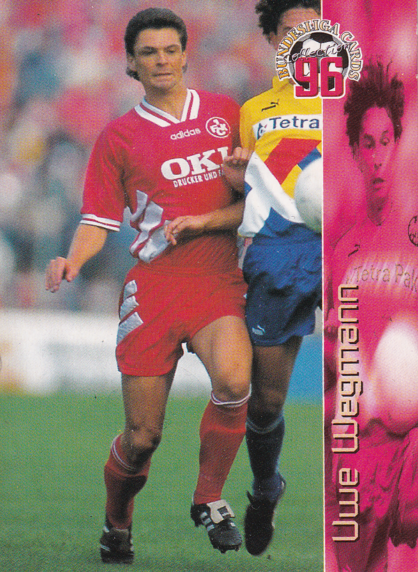 Uwe Wegmann - 1.FC Kaiserslautern - Panini Bundesliga 1996 - Basis Karte - Nr. 129