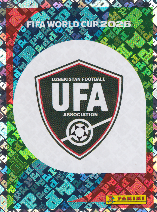 Usbekistan - Panini WM 2026 - Vereinslogo - Glitzer - UZB1