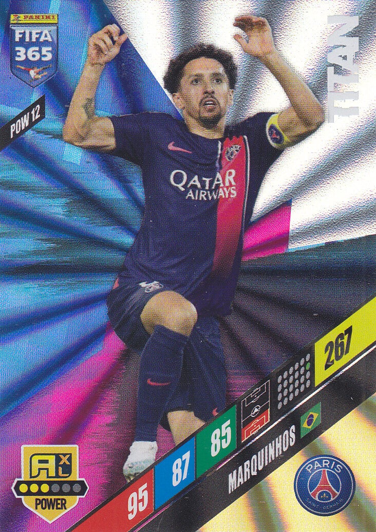 Marquinhos Paris Saint Germain Titan Karte Nr.POW 12