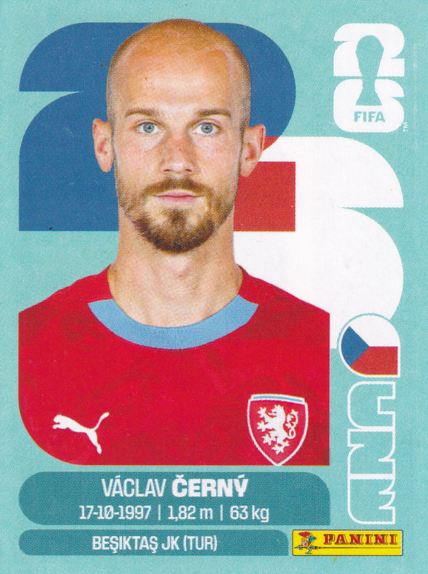 Vaclav Cerny - Tschechien - Panini WM 2026 - Basis Bild - CZE18