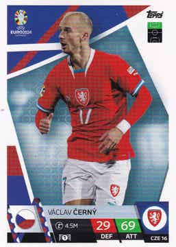 Vaclav Cerny / Tschechien / Topps EM 2024 / Basis Karte / Nr. CZE 16