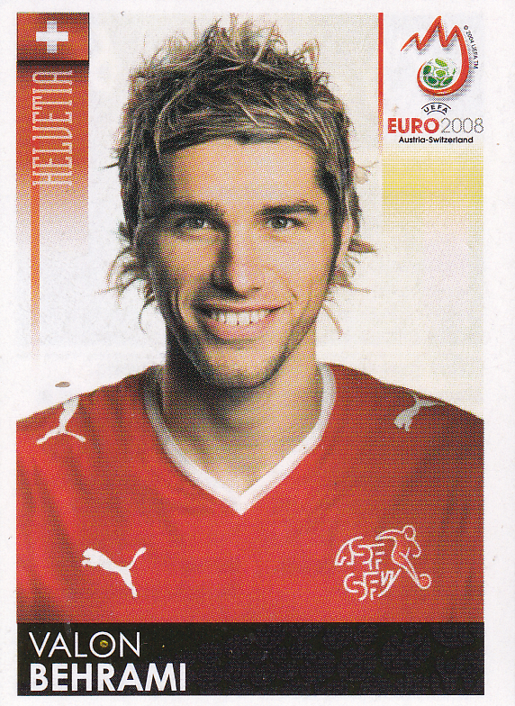 Valon Behrami - Schweiz - Panini EM 2008 - Basis Bild - Nr. 62