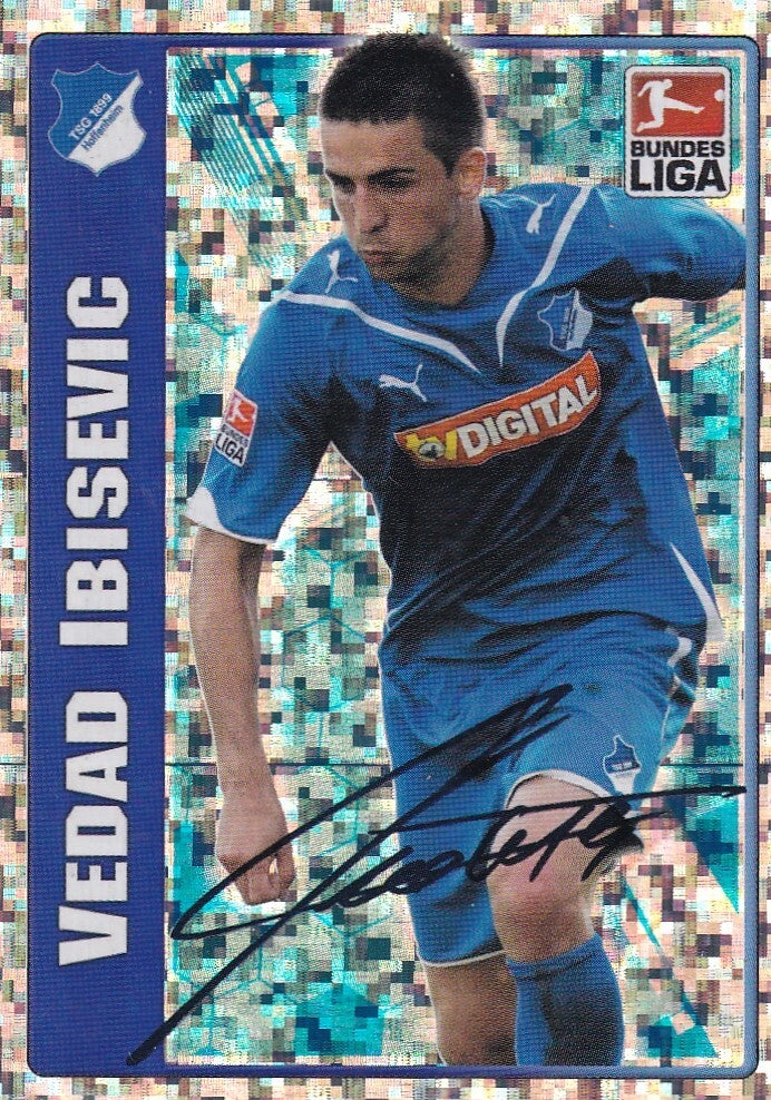 Vedad Ibisevic / TSG 1899 Hoffenheim / Topps Bundesliga 2009 / Glitzer Großbild / Nr. 172
