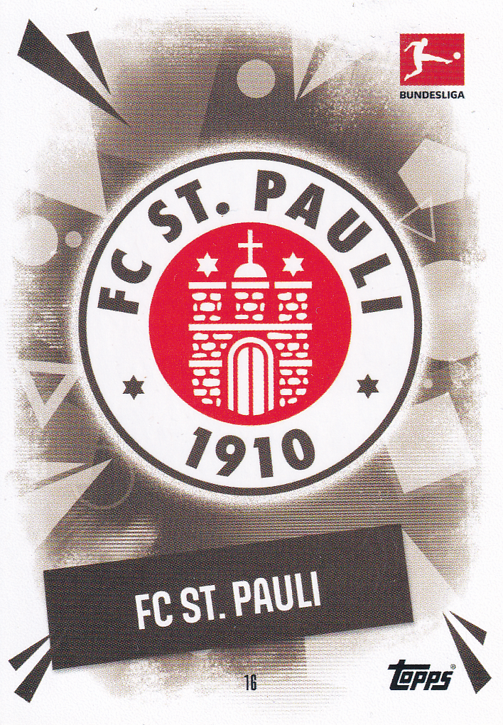 FC St. Pauli - Topps Match Attax 2025 - Vereinslogo - Nr. 16