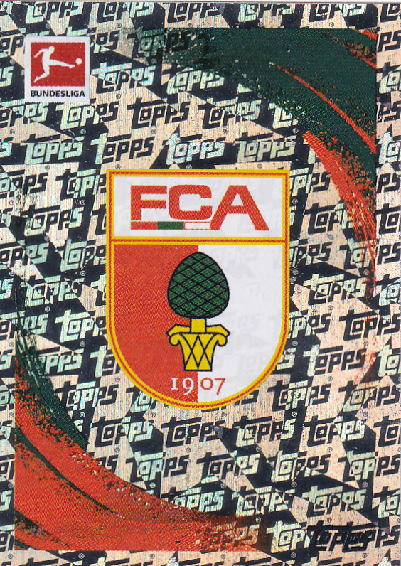 FC Augsburg - Topps Bundesliga 2025 - Vereinslogo Glitzer - Nr. 12