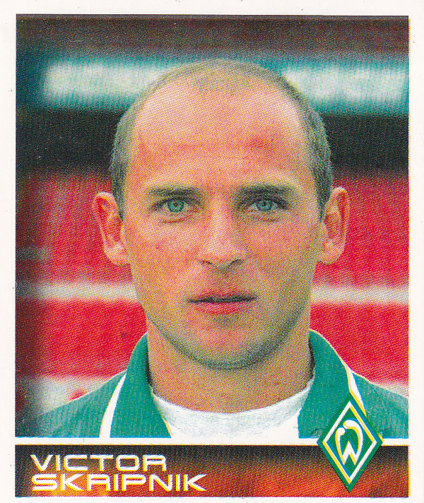 Victor Skripnik - SV Werder Bremen - Panini Bundesliga 2001 - Basis Bild - Nr. 69